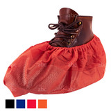 Skid-Resistant Anti-Dust Shoe Cover Booties - red