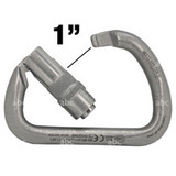 Kong - XL Carbon Steel Auto Block Carabiner - open Kong - XL Carbon Steel Auto Block Carabiner - open
