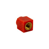 Rubber Seal with 8-32 nut – Red Silicone