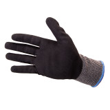 A3 Cut Resistant Nitrile coated work gloves. 15G Nylon Shell, 10 Pair