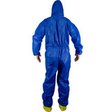 Warrior Protective Disposable Coverall back with hood Warrior Protective Disposable Coverall back with hood