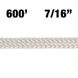 Rope - Marlow - Blue Ocean Static - 600' - 7/16" (11mm) - White