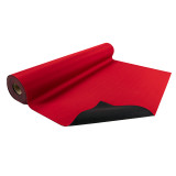 Rubber Runner Mat, 1/16" thick, 27" x 15', Red - Warrior Protective