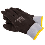 Gloves - Winter Nitrile coated work gloves. 15Gauge Polyester Coated Nitrile Foam. 10Gauge Fleece liner - Medium - 10 pair