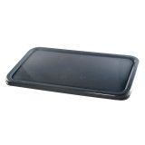 Bucket Accessories -- Ettore - Lid - for Yellow Ettore 6 Gallon Rectangular Bucket - Gray