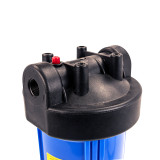 Blue 4.5"x10" 3/4" NPT House with with pressure cap release
