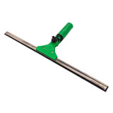Unger ErgoTec SwivelLoc 0-degree 18-inch squeegee with green handle