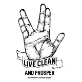 Live Clean Sticker