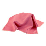 Pink 16-by-16-inch abc microfiber cleaning towel