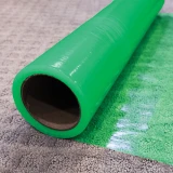24" - Carpet Protection Self-Adhesive Film, 2.5 Mil.,  200' Roll - Warrior Protective - green