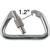 SMC Manual Locking Steel L Carabiner SMC Manual Locking Steel L Carabiner