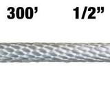 12-300 1/2\" Solid Braided Nylon Rope - 300\' 12-300 1/2\" Solid Braided Nylon Rope - 300\'