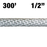 12-300 1/2" Solid Braided Nylon Rope - 300'