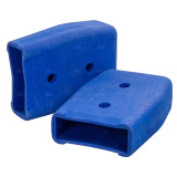 Ladder Accessory -- Ladder Caps - Blue - Pair