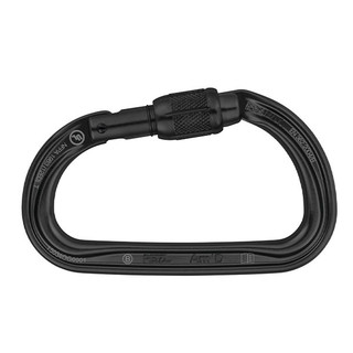 Petzl Am'D H-Frame Black Twist-Lock Carabiner