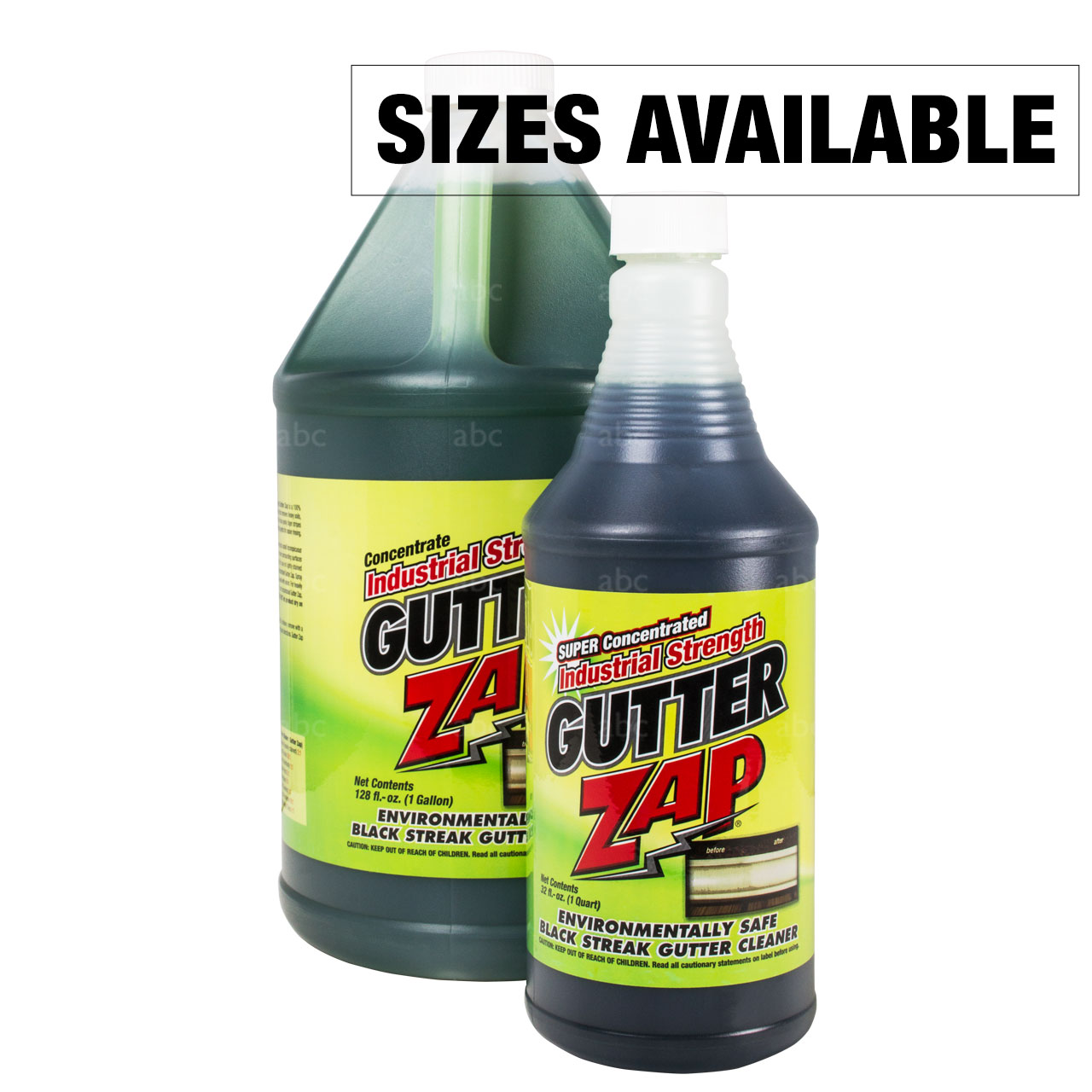 Chemical Gutter Cleaner | Zap Black Streak | abc Window Cleaning