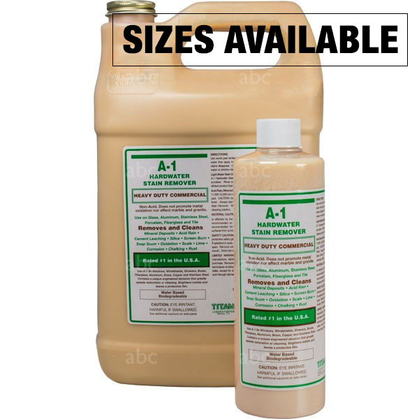 A1 Stain & Metal Polish - 12-Case, Hard Water Stain Removers, Window  Cleaning Supplies & Tools