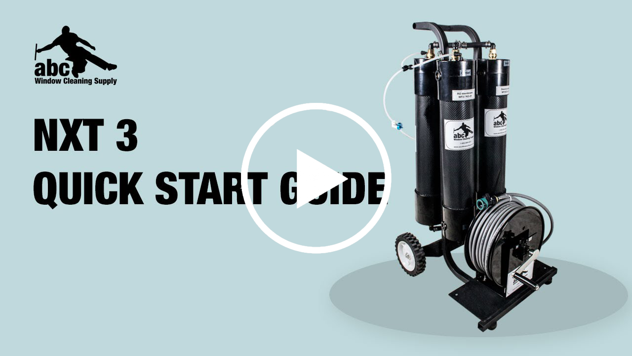 Getting started with the NXT 3 WaterFed system.