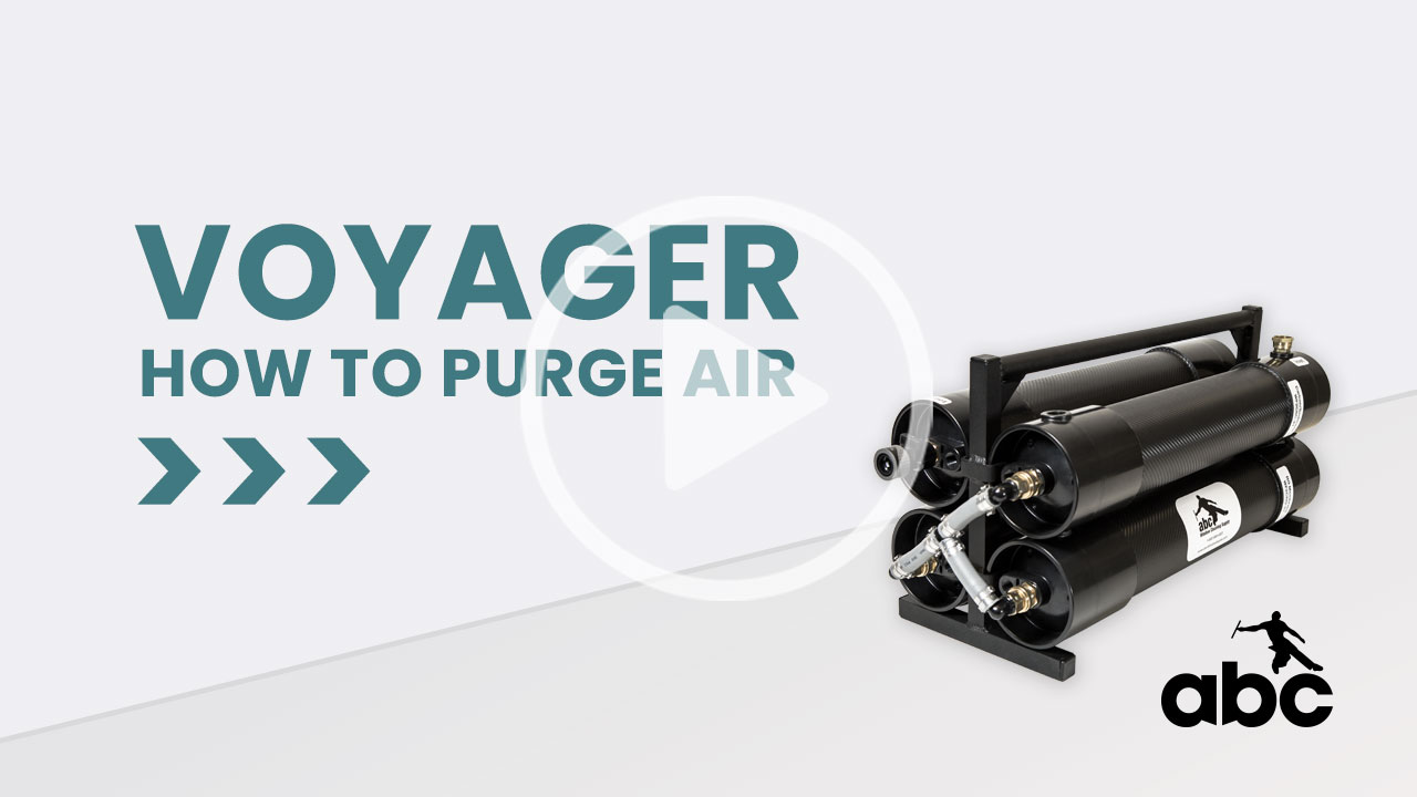 Learn how to purge air from your Voyager system