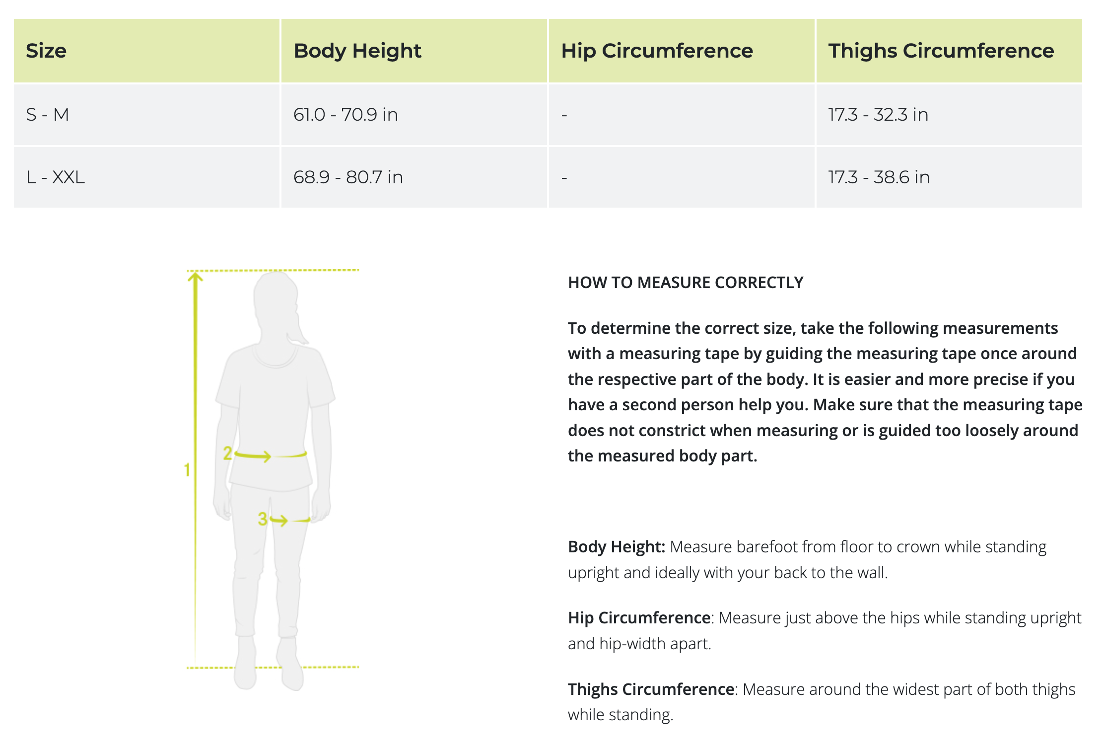 flex-lite-sizing-chart