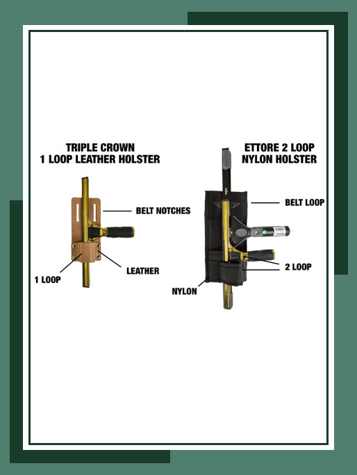 Window Cleaning Holsters, belts, and pouches