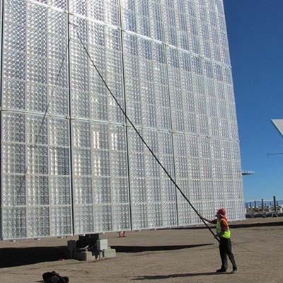 Cleaning Solar Panels with WaterFed