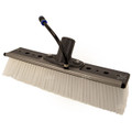 12" Grey Brush Block, Nylon Soft Bristle with Single Rinse bar - side