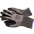 A3 Cut Resistant Nitrile coated work gloves. 15G Nylon Shell, 10 Pair - pair