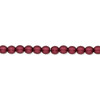 4mm Matte Sangria Druk Rounds (15 1/2 inch strand)