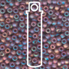 6/0 Matte Transparent Smoky Amethyst AB Miyuki Seed Beads (20 Grams) 6-9142fr