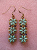 Hexagon Duo Earrings PRINTED Pattern - Mailed to your home