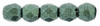 2mm Metallic Suede Light Green Fire Polish Beads - 50pk