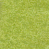 11/0 Matte Transparent Chartreuse AB Delica (8 grams) DB860