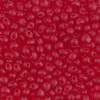 3.4mm Matte Transparent Red Drop Beads (10 Grams) DP-140F