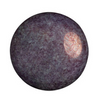 18mm Opaque Amethyst/Gold Ceramic Look Par Puca Cabochon (1 piece) #03000/15726