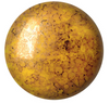 18mm Opaque Jonquil Bronze Par Puca Cabochon (1 piece) #83120/15496