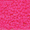 Neon Pink Super Duo Beads DU0525123