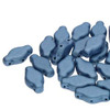 6x12mm 3HL Jet Suede Blue Navette Beads (20pk)