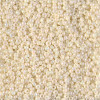 11/0 Ivory Pearl Ceylon AB Miyuki Seed Beads (11-486) 22 Grams
