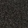 11/0 Dyed Transparent Charcoal Delica Beads (DB1319) 7.2 Grams