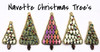 Small Navette Christmas Tree PRINTED Pattern - Mailed to your home