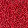 8/0 Matte Opaque Red Miyuki Seed Beads (20 Grams) 8-408F