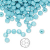 4mm Turquoise Preciosa Rounds (12pk)