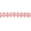 3X2mm Light Peach Faceted Roundel (Aprrox 150 Beads) #14
