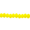 3X2mm Yellow Jade Faceted Roundel (Aprrox 150 Beads) #65