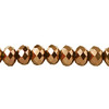 4x3mm Copper Faceted Roundel (115-118 Beads) #32