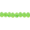 6x4mm Green Jade Faceted Roundel (100 Beads) #52