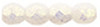 4mm Snow Shimmer Fire Polish Beads (50pk)