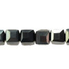 6mm Hematite Cube Thunder Polish (33pk)