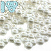 6x6mm Pastel White Trinity Beads (8g) 